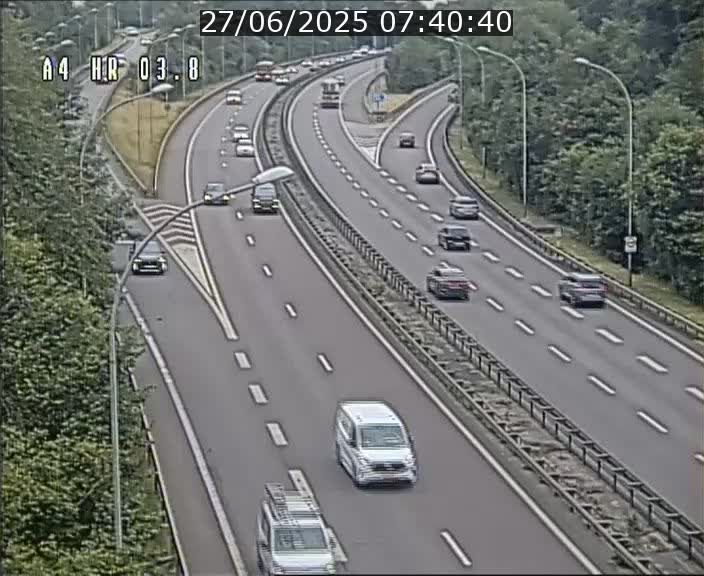 Webcam traffic A4 Luxembourg - BK 3.8 - Leudelange (direction Esch sur Alzette)