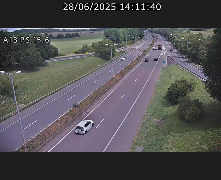 Traffic live webcam Luxembourg Kayl - A13 direction Dudelange - BK 15.6