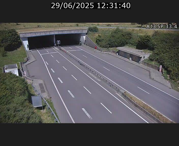 Webcam trafic sur A13 à hauteur d'Altwies en direction de Mondorf-les-bains et en provenance de l'Allemagne