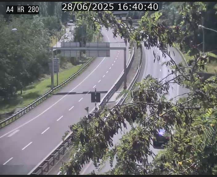 Webcam traffic A4 Luxembourg - BK 0.2 - P+R Bouillon (direction Luxembourg)