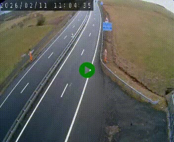 Caméra autoroute A75 à hauteur du col de la Fageole en direction de Clermont-Ferrand