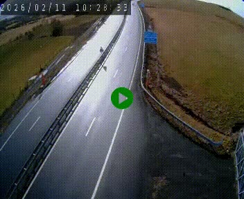 Caméra autoroute A75 à hauteur du col de la Fageole en direction de Clermont-Ferrand