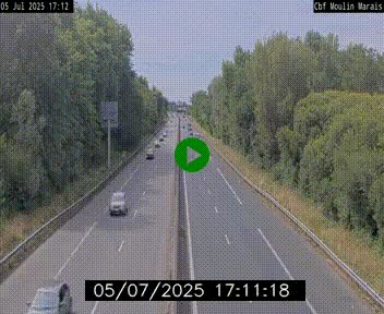 Webcam sur le périphérique de Nantes (N844) entre la Porte de Saint-Luce et la Porte d'Anjou, à l'est de la ville