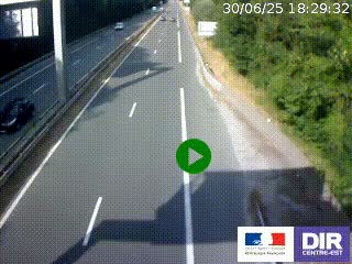 Webcam sur la nationale N90 à Gilly-sur-Isère, en direction et à proximité d'Albertville