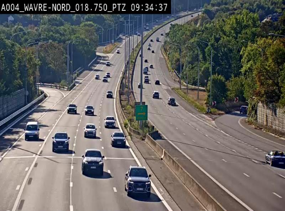 Webcam traffic E411(A4) - BK 18.7 - Bierges (Wavre Nord)