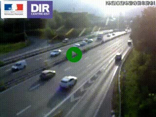 Caméra routière à hauteur de la sortie 15 Chambéry-centre au PK 4,103 en direction d'Albertville