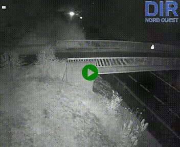 Webcam sur A84 à hauteur de Pont-Farcy, au niveau du pont autoroutier sur la Vire, au sud de Saint-Lô