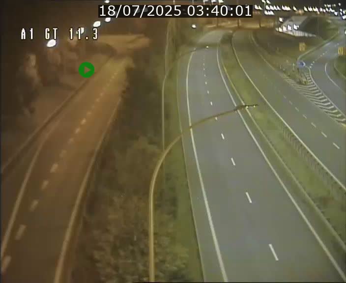 Traffic live webcam Luxembourg Senningerberg - A1 direction Allemagne - BK 11.3