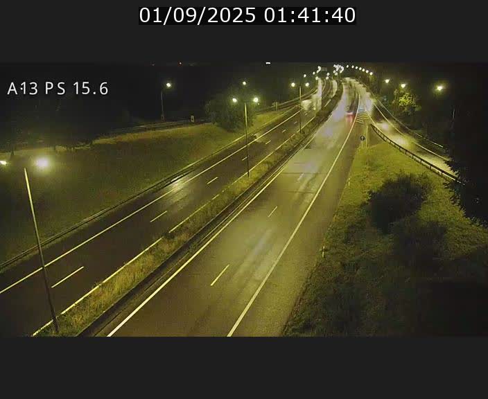 Traffic live webcam Luxembourg Kayl - A13 direction Dudelange - BK 15.6