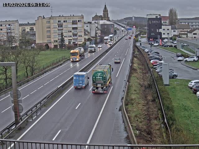 Caméra autoroute France - A31, Thionville direction Metz