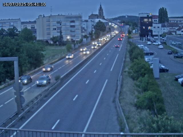 Caméra autoroute France - A31, Thionville direction Metz