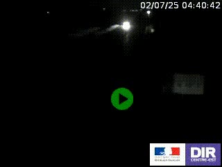 Webcam routière sur la RN7 à hauteur de Toulon-sur-Allier, entre Moulins et Vichy