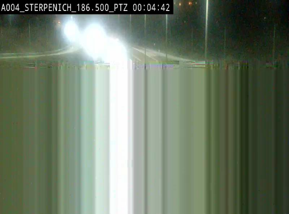 Webcam E411 à Sterpenich en Belgique près de la frontière du Luxembourg. Vue orientée vers Bruxelles