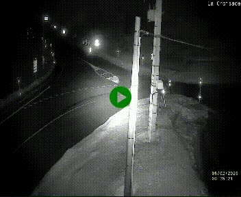 Webcam au carrefour de la croisade, à la jonction entre la N22 et la N320, avant le poste de douane franco-andorrane. Webcam à 1790 mètres d'altitude