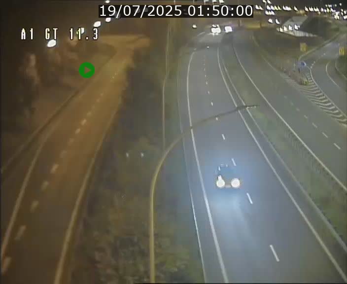 Traffic live webcam Luxembourg Senningerberg - A1 direction Allemagne - BK 11.3