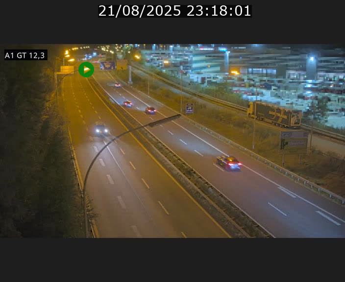 Traffic live webcam Luxembourg Senningerberg - A1 direction Allemagne - BK 12.3