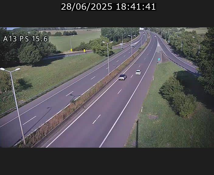 Traffic live webcam Luxembourg Kayl - A13 direction Dudelange - BK 15.6