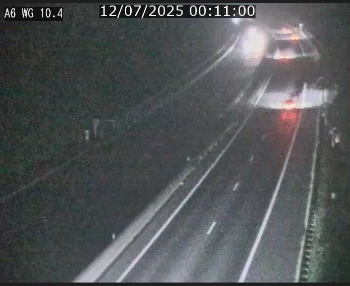 Traffic live webcam Luxembourg Mamer - A6 - BK 10.4 - direction Luxembourg/France/Allemagne