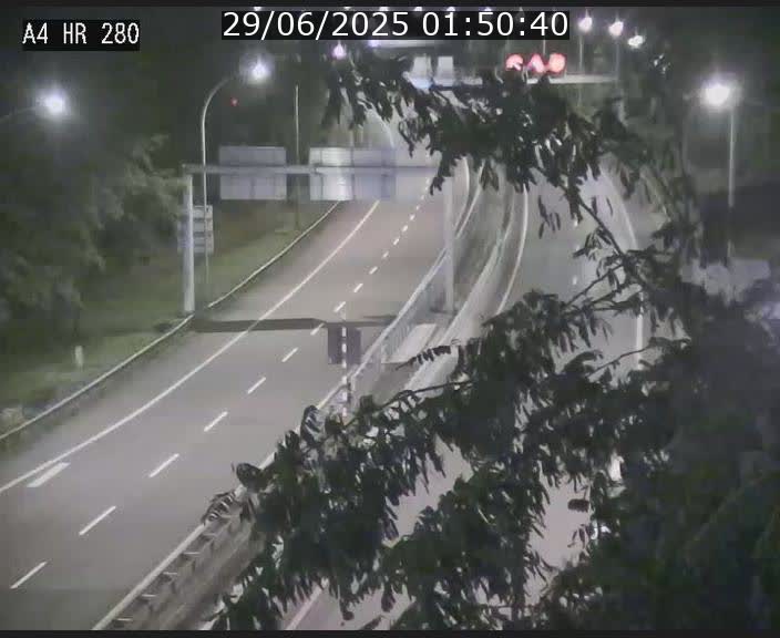 Webcam traffic A4 Luxembourg - BK 0.2 - P+R Bouillon (direction Luxembourg)