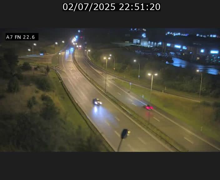 Caméra trafic Luxembourg - A7, Colmar-berg direction Mersch