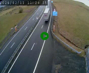 Caméra autoroute A75 à hauteur du col de la Fageole en direction de Clermont-Ferrand