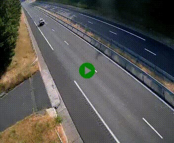 Caméra autoroute A75 à hauteur du col des Issartets en direction de Montpellier