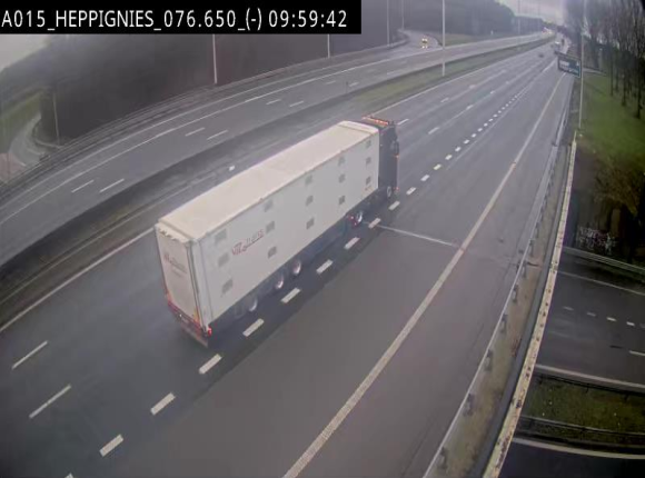Webcam autoroute Belgique - Heppignies - E42 direction Namur - BK 76.4