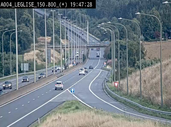 Caméra autoroute Belgique - Côte de Léglise, E411(A4) direction Luxembourg