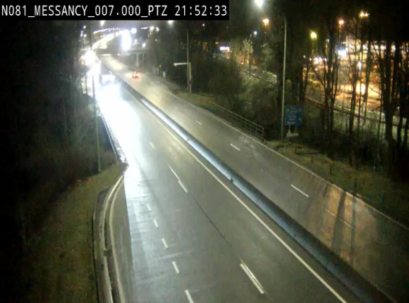 Webcam sur la N81 (E411) à hauteur du Cora Messancy. Vue orientée vers Arlon