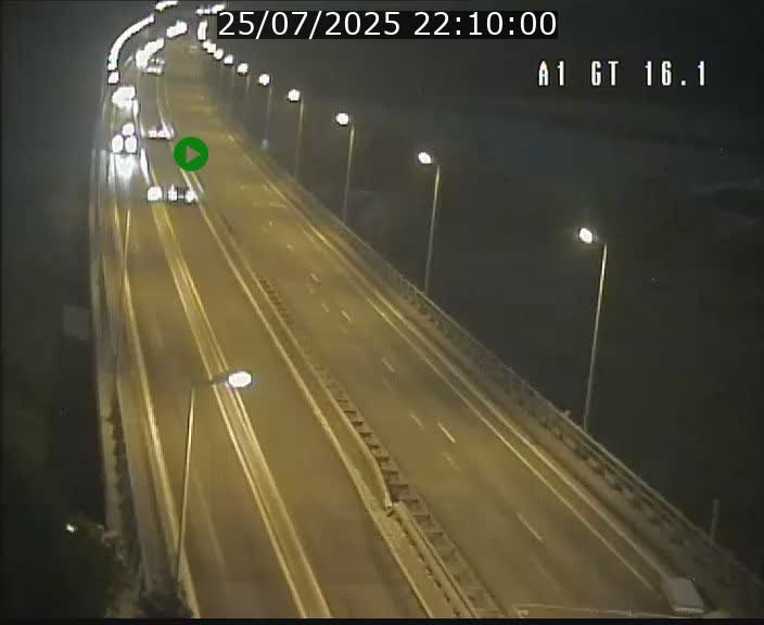 Traffic live webcam Luxembourg Niederanven - A1 direction Allemagne - BK 16.1