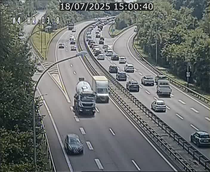Webcam traffic A4 Luxembourg - BK 3.8 - Leudelange (direction Esch sur Alzette)