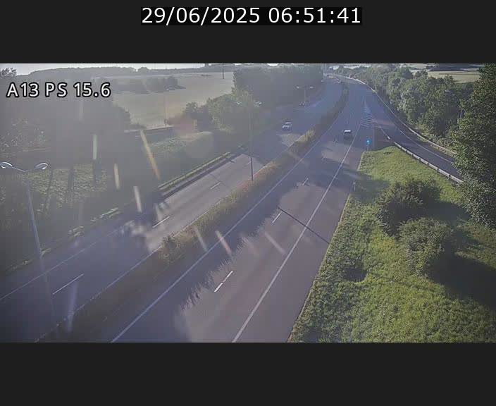 Traffic live webcam Luxembourg Kayl - A13 direction Dudelange - BK 15.6