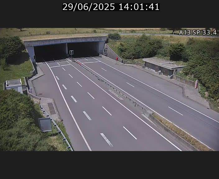 Webcam trafic sur A13 à hauteur d'Altwies en direction de Mondorf-les-bains et en provenance de l'Allemagne