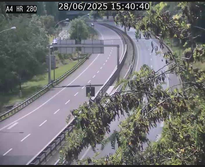Webcam traffic A4 Luxembourg - BK 0.2 - P+R Bouillon (direction Luxembourg)