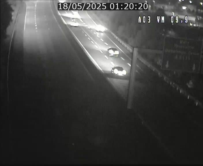 Webcam Autoroute à la Croix de Bettembourg - A3 - BK 9.9 - direction France
