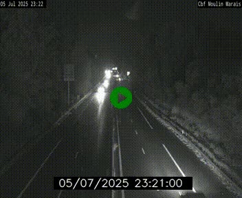 Webcam sur le périphérique de Nantes (N844) entre la Porte de Saint-Luce et la Porte d'Anjou, à l'est de la ville