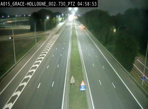 Caméra trafic Belgique - Grâce-Hollogne - E42, jonction avec A604, direction Loncin/Aéroport de Liège -  BK 3.2