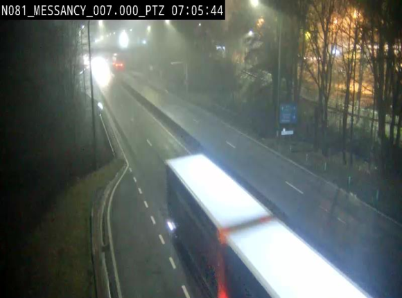 Webcam sur la N81 (E411) à hauteur du Cora Messancy. Vue orientée vers Arlon