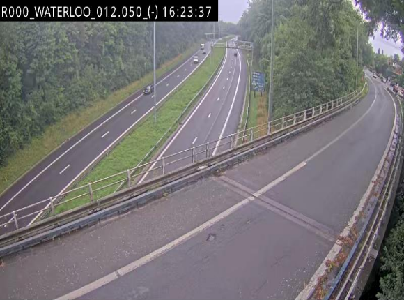Webcam autoroute Belgique - Waterloo - R0 (ring de Bruxelles) - BK 12.3
