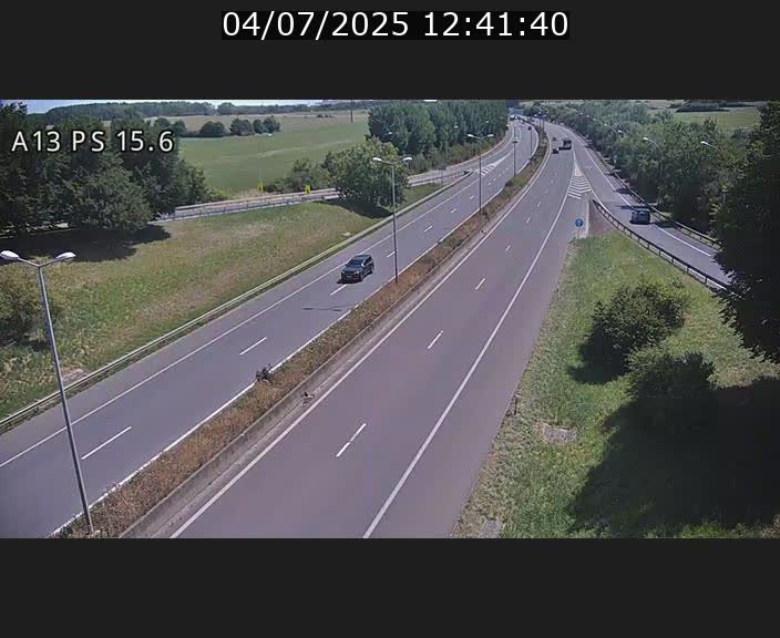 Traffic live webcam Luxembourg Kayl - A13 direction Dudelange - BK 15.6