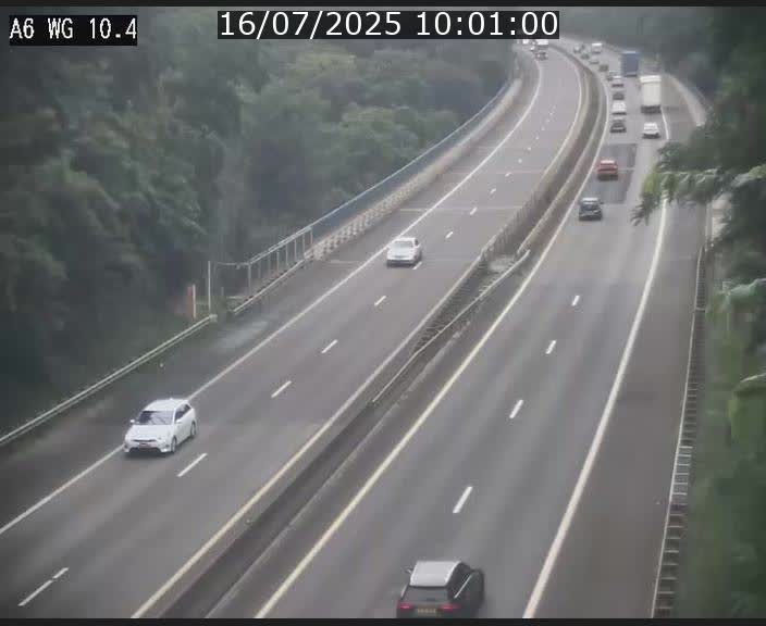 Traffic live webcam Luxembourg Mamer - A6 - BK 10.4 - direction Luxembourg/France/Allemagne