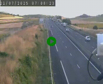 Caméra autoroute A75 à hauteur de Le Crest, en direction de Montpellier