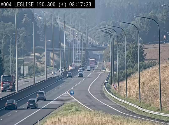 Caméra autoroute Belgique - Côte de Léglise, E411(A4) direction Luxembourg