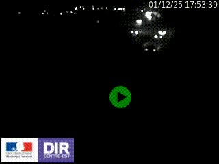 Webcam routière sur la RN6 à Auxerre, à hauteur de la sortie Monéteau, en direction de l'A6 (Gurgy)