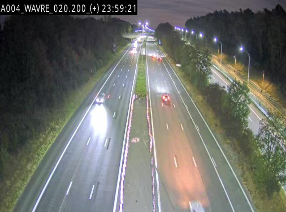 Webcam @ Wavre-sud KP 19.6, A4/E411