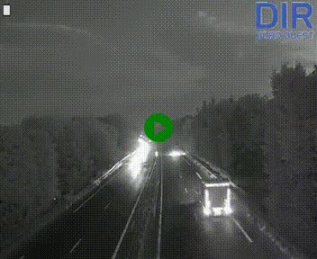 Webcam sur le périphérique de Caen (N814) à l'est de la ville, à Mondeville hauteur de la sortie 2, Presqu'île-Rives de l'Orne, au bout de l'autoroute A13