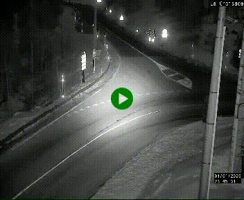 Webcam au carrefour de la croisade, à la jonction entre la N22 et la N320, avant le poste de douane franco-andorrane. Webcam à 1790 mètres d'altitude