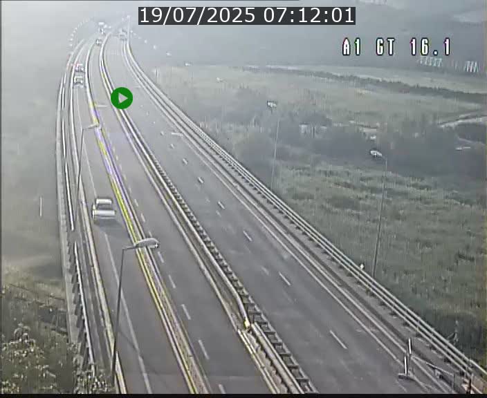 Traffic live webcam Luxembourg Niederanven - A1 direction Allemagne - BK 16.1