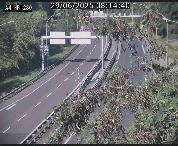 Webcam traffic A4 Luxembourg - BK 0.2 - P+R Bouillon (direction Luxembourg)