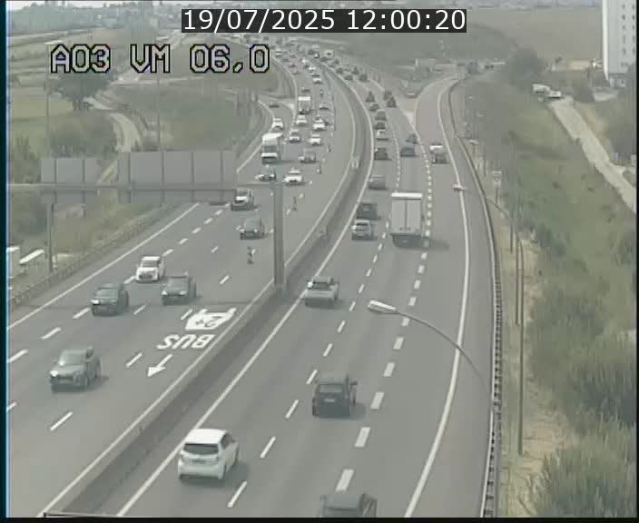Traffic live webcam Luxembourg Aire de Berchem - A3 - BK 6 - direction France